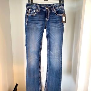 Brand New Miss Me Signature Boot Jeans